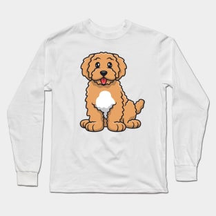 Cute Golden Doodle Dog Long Sleeve T-Shirt